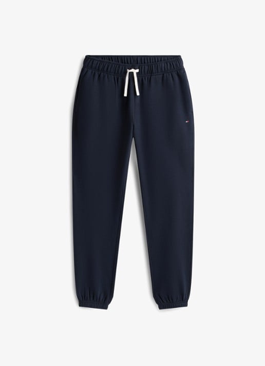 Tommy Hilfiger Essential joggingbroek met logoborduring - voorkant 5 blauw