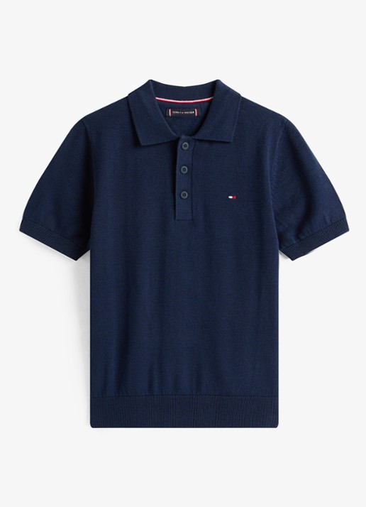 Tommy Hilfiger Fijngebreide pullover met polokraag