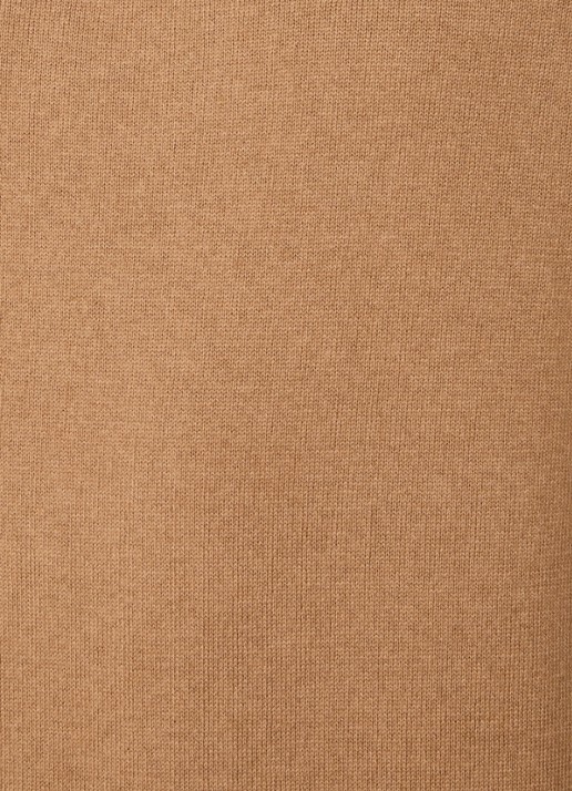 Tommy Hilfiger Fijngebreide trui in kasjmierblend met logoborduring en col - detail 5 camel