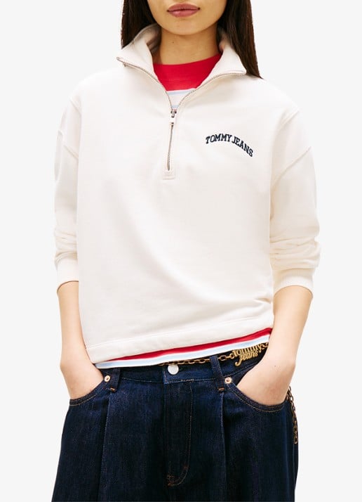 Tommy Hilfiger Fijngebreide trui met ingebreid logo