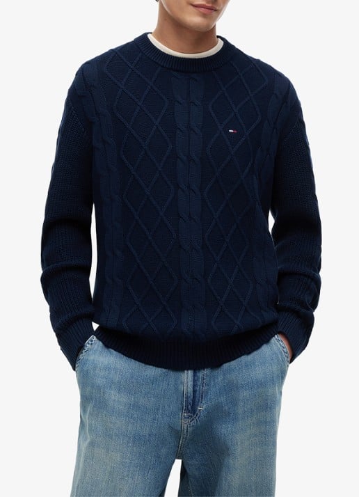 Tommy Hilfiger Fijngebreide trui met logo