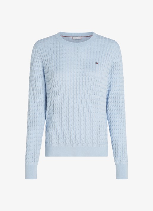 Tommy Hilfiger Grofgebreide trui met structuur
