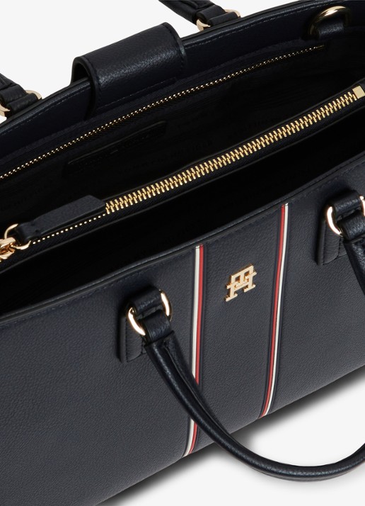Tommy Hilfiger Handtas met logo - detail 2 donkerblauw