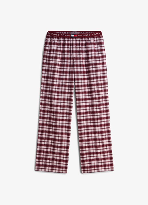 Tommy Hilfiger Heritage pyjamabroek met ruitdessin - voorkant 4 lichtroze