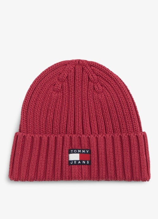 Tommy Hilfiger Heritage ribgebreide muts met logo