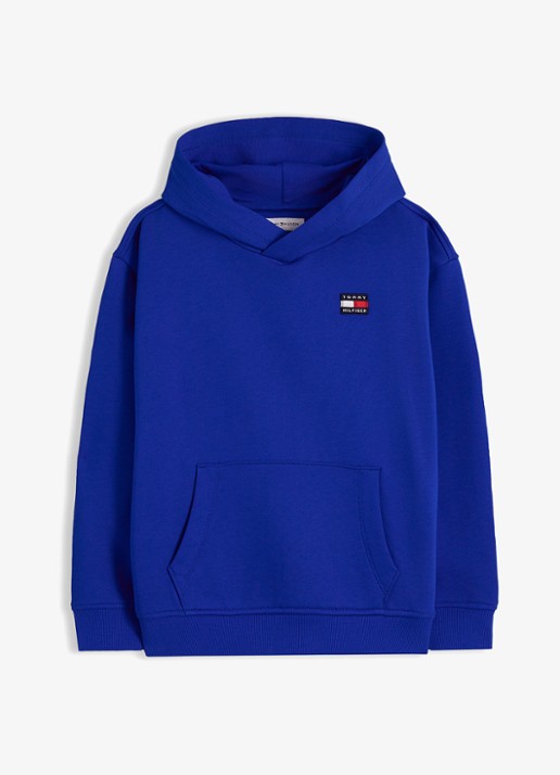 Tommy Hilfiger Hoodie met kangoeroezak  - voorkant 4 kobaltblauw