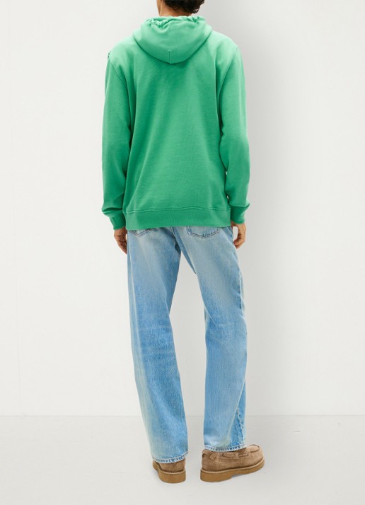 Tommy Hilfiger Hoodie met logo - achterkant groen