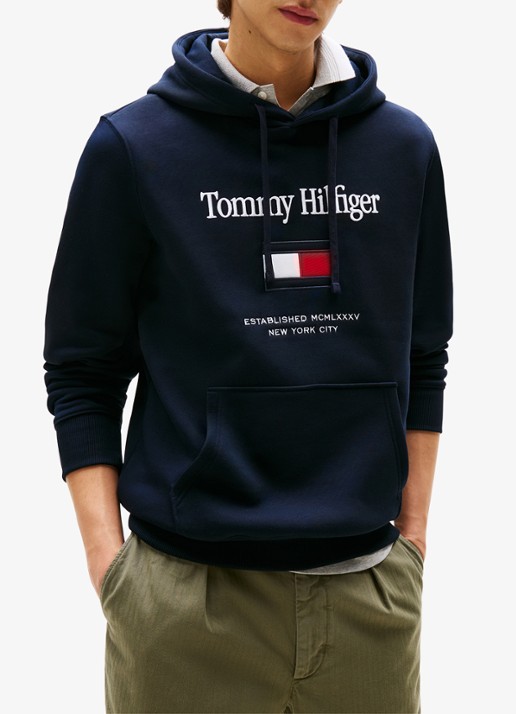 Tommy Hilfiger Hoodie met logoborduring