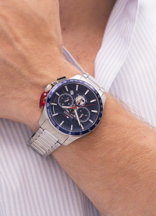 Tommy Hilfiger Horloge TH1792261  - voorkant 4 zilver