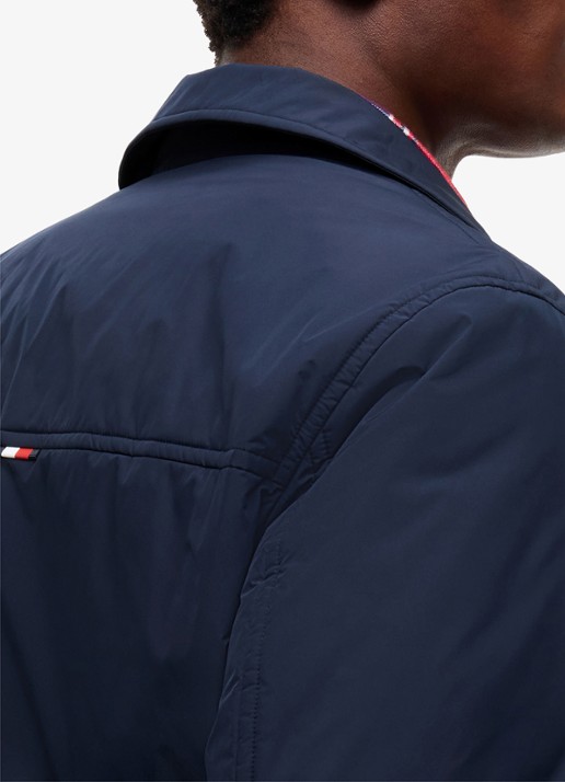Tommy Hilfiger Jack met borstzakken - detail 2 donkerblauw