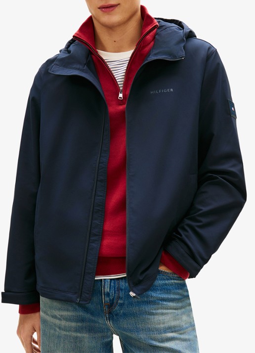 Tommy Hilfiger Jack met logo en steekzakken