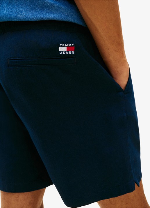 Tommy Hilfiger Korte broek in katoenblend - detail 2 dark night navy-c1g