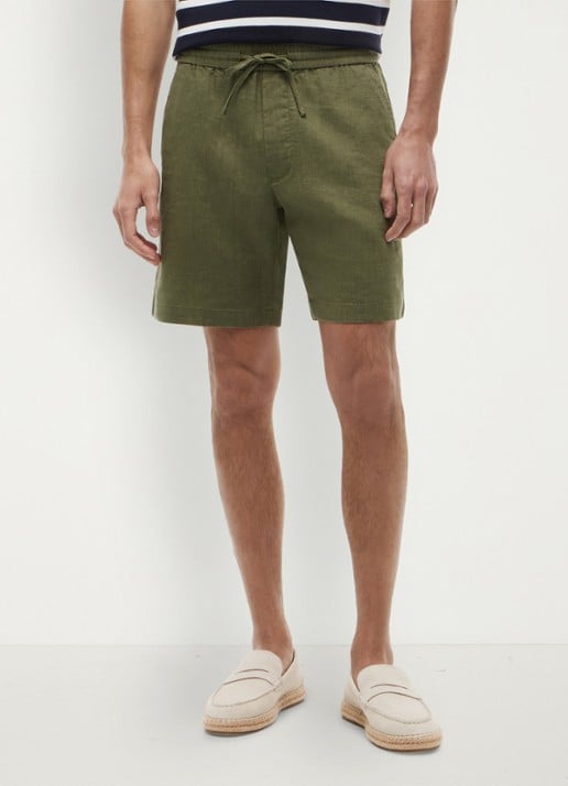 Tommy Hilfiger Korte broek in linnenblend