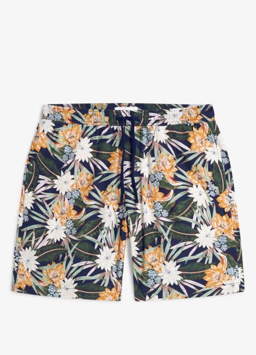 Tommy Hilfiger Korte broek met bloemenprint - voorkant 4 multicolor