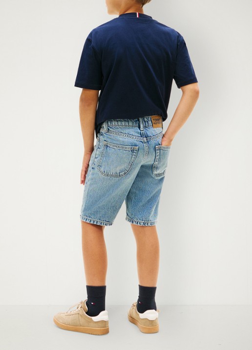 Tommy Hilfiger Korte broek van denim - achterkant 3 denim