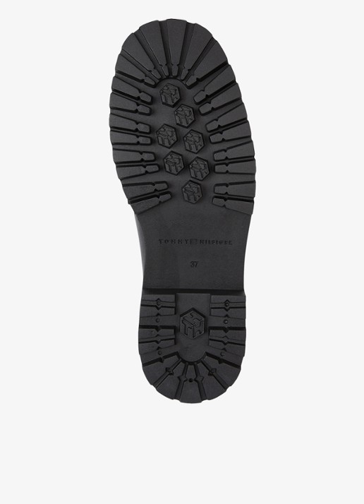 Tommy Hilfiger Loafer met logo - detail 3 zwart
