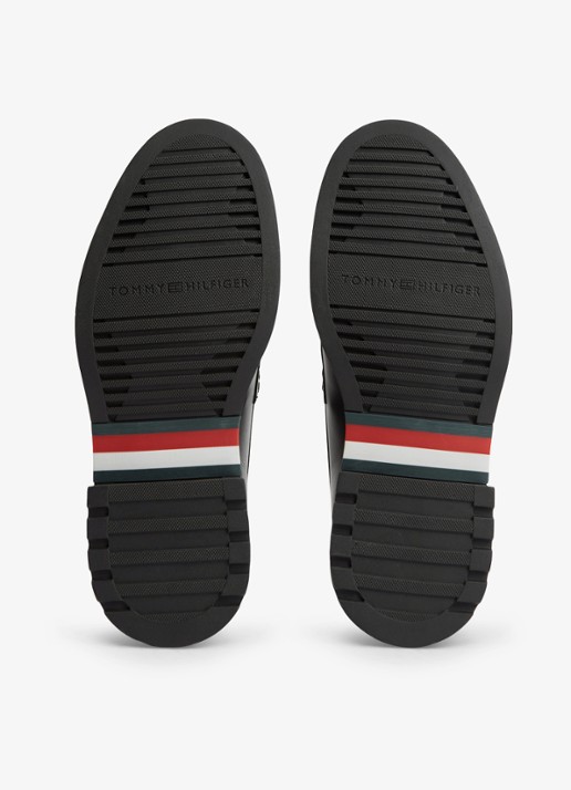 Tommy Hilfiger Loafer met logo - detail 3 zwart
