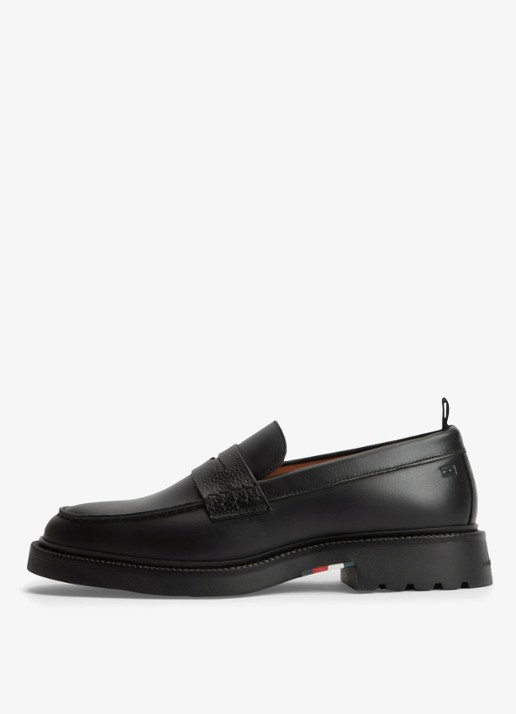 Tommy Hilfiger Loafer met logo - detail 4 zwart