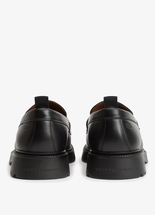 Tommy Hilfiger Loafer met logo - detail 6 zwart