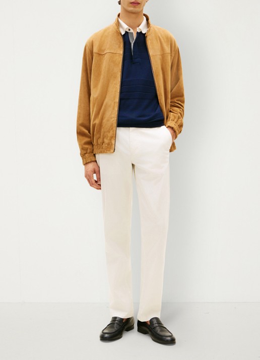 Tommy Hilfiger Loafers van leer - voorkant 2 zwart