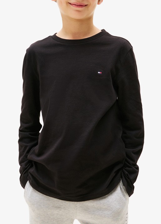 Tommy Hilfiger Longsleeve met logo in 2-pack - detail 3 middengrijs