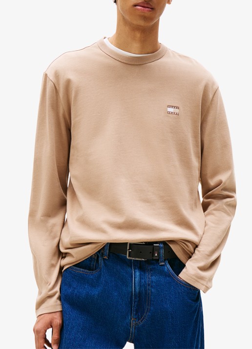 Tommy Hilfiger Longsleeve met logo - detail 4 beige