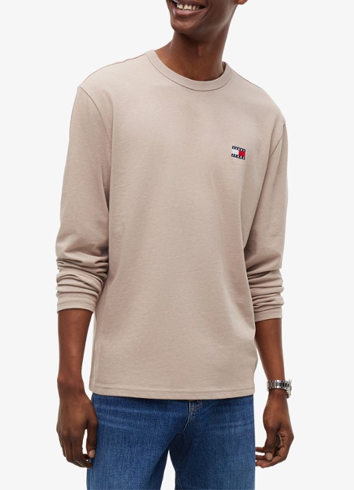 Tommy Hilfiger Longsleeve met logo - detail 4 khaki
