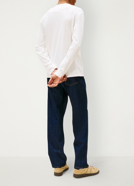 Tommy Hilfiger Longsleeve met logo - detail 4 ecru-ybl