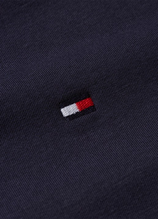 Tommy Hilfiger Longsleeve met logo - detail 4 donkerblauw