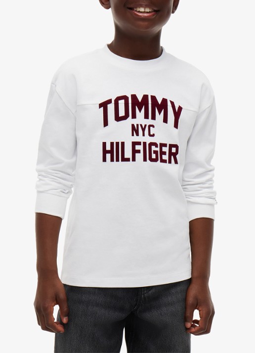 Tommy Hilfiger Longsleeve met logo  - detail 4 wit