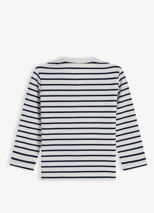 Tommy Hilfiger Longsleeve met logo - achterkant donkerblauw
