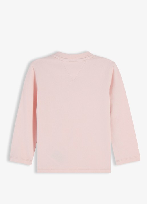 Tommy Hilfiger Longsleeve met logo - achterkant 3 roze