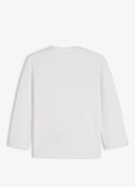 Tommy Hilfiger Longsleeve met logo - achterkant 2 wit