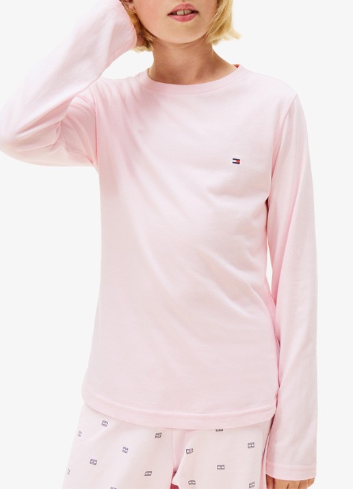 Tommy Hilfiger Longsleeve met logoborduring in 2-pack - detail 3 donkerblauw