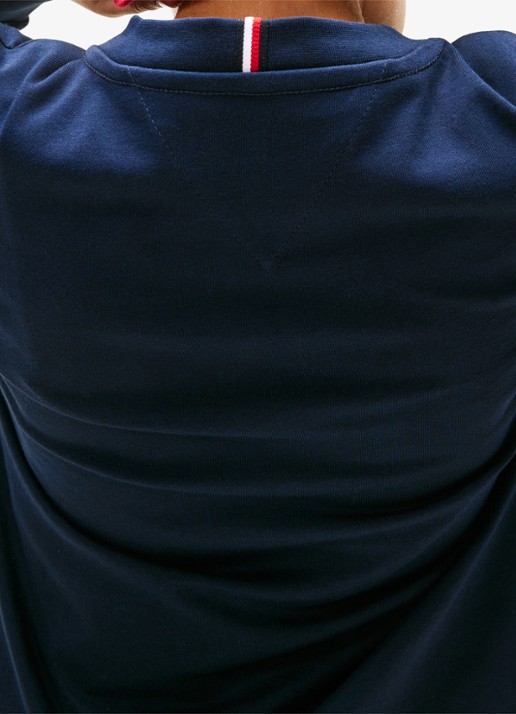 Tommy Hilfiger Longsleeve met logoborduring - detail 6 donkerblauw