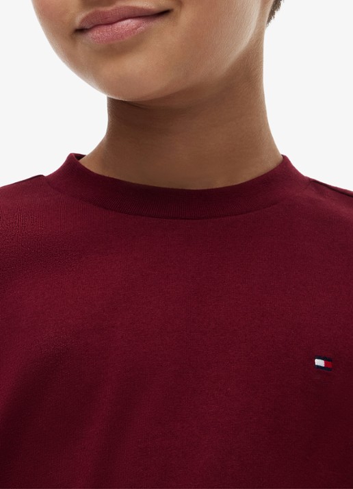 Tommy Hilfiger Longsleeve met logoborduring - detail 2 rood