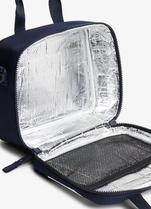 Tommy Hilfiger Lunchbox met logo - detail donkerblauw