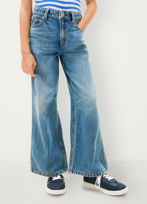 Tommy Hilfiger Mabel high waist wide leg jeans   - detail 4 indigo