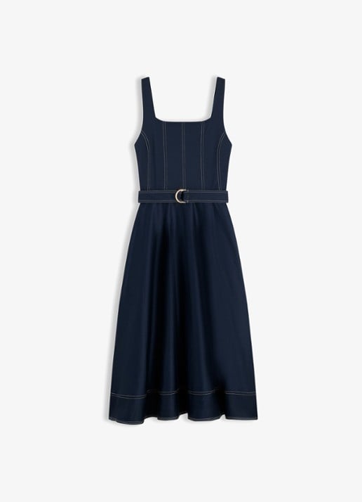 Tommy Hilfiger Midi jurk met ceintuur