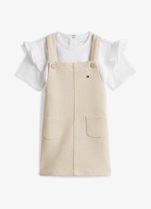 Tommy Hilfiger Mini jurk in katoenblend