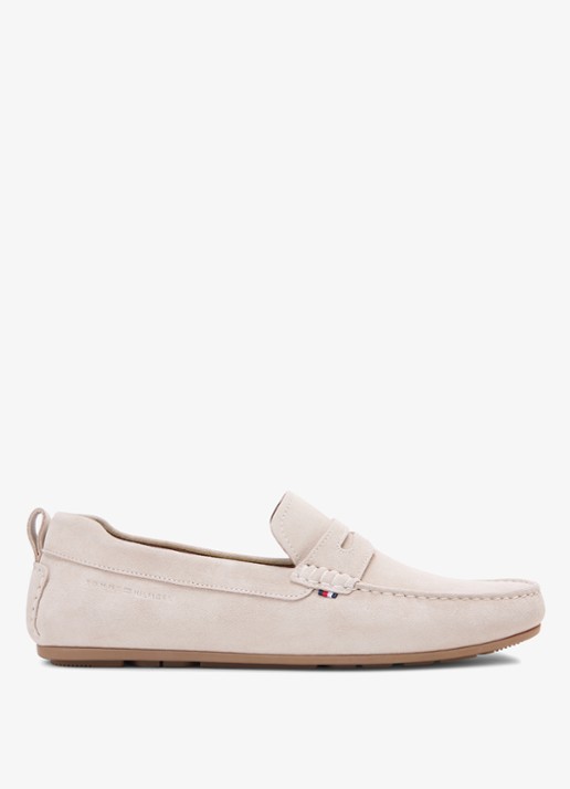 Tommy Hilfiger Mocassin van suède - detail 5 lichtroze