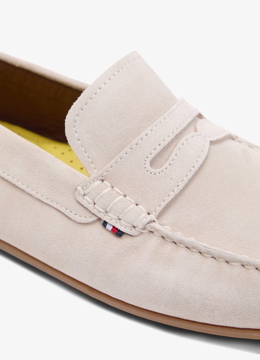 Tommy Hilfiger Mocassin van suède - detail 6 lichtroze