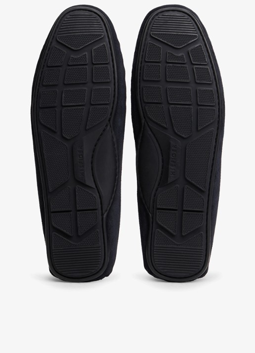 Tommy Hilfiger Mocassin van suède - detail 6 donkerblauw