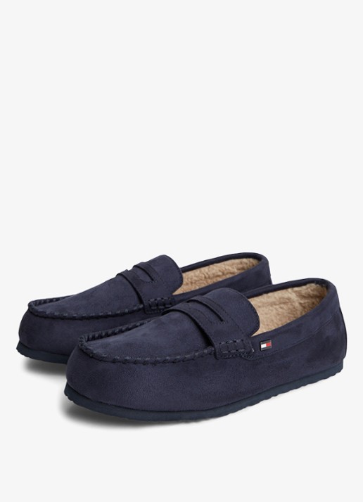 Tommy Hilfiger Mocassin van suède  - detail 2 donkerblauw
