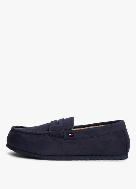 Tommy Hilfiger Mocassin van suède  - detail 4 donkerblauw