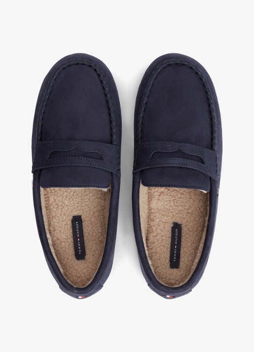 Tommy Hilfiger Mocassin van suède  - detail 5 donkerblauw