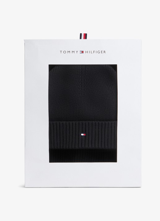 Tommy Hilfiger Muts en sjaal in giftbox - detail 4 zwart