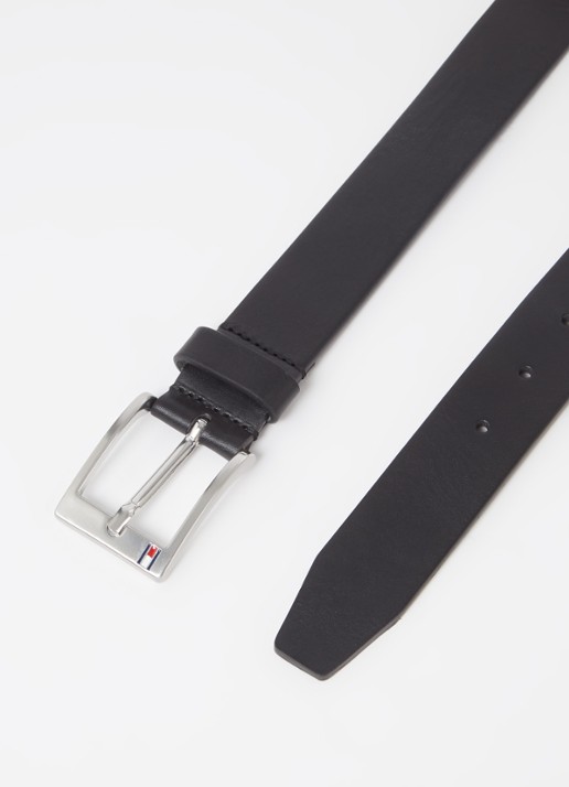 Tommy Hilfiger New Aly riem van leer - detail 2 zwart