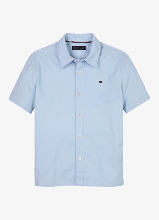 Tommy Hilfiger Oxford regular fit overhemd met logo