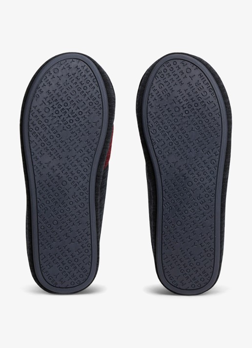 Tommy Hilfiger Pantoffels met colour-blocking - detail 3 donkerblauw